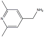 4-Aminomethyl-2,6-dimethylpyridine 结构式