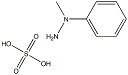 1-甲基-1-苯肼硫酸盐 结构式