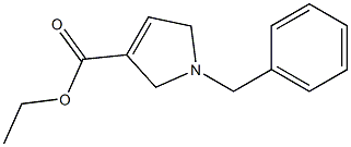 1-Benzyl-2,5-dihydro-1H-pyrrole-3-carboxylicacidethylester 结构式