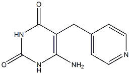 6-Amino-1-pyridin-4-ylmethyl-1H-pyrimidine-2,4-dione 结构式