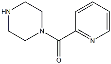 1-Piperazinyl(2-pyridinyl)methanone 结构式