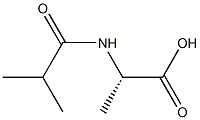 N-Isobutyrylalanine 结构式