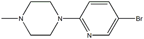 1-(5-Bromo-2-pyridinyl)-4-methylpiperazine 结构式