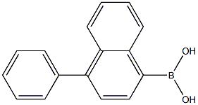 4-苯基-1-萘硼酸 结构式