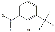 2-nitro-6-(trifluoromethyl)benzenethiol 结构式