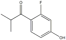 1-(2-Fluoro-4-hydroxyphenyl)-2-methylpropan-1-one 结构式