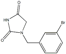 1-(3-Bromobenzyl)imidazolidine-2,4-dione 结构式