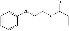2-(苯硫基)乙基丙烯酸酯 结构式