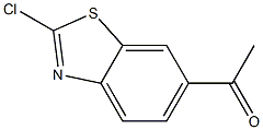 2-氯-6-乙酰基苯并噻唑 结构式