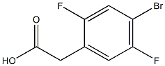 2-(4-bromo-2,5-difluorophenyl)acetic acid 结构式