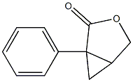 (+/-)-1-Phenyl-2-oxo-3-oxabicyclo[3.1.0]hexane 结构式