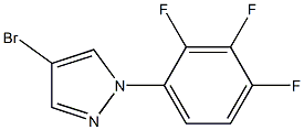 4-溴-1-(2,3,4-三氟苯基)吡唑 结构式