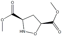 (3R,5S)-Isoxazolidine-3,5-dicarboxylic acid dimethyl ester 结构式