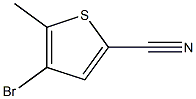 4-bromo-5-methylthiophene-2-carbonitrile 结构式