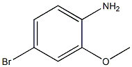 2-甲氧基-4-溴苯胺 结构式