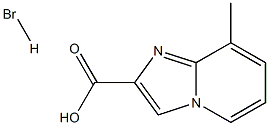 8-Methyl-imidazo[1,2-a]pyridine-2-carboxylic acidhydrobromide 结构式