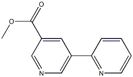 methyl 5-(pyridin-2-yl)pyridine-3-carboxylate 结构式