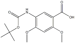 Boc-5-amino-2,4-dimethoxy-benzoic acid 结构式
