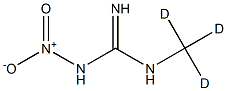 1-Methyl(D3)-3-nitroguanidine 结构式