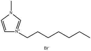 1-庚基-3-甲基咪唑溴盐 结构式