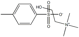 三甲基羟乙基铵对甲基苯磺酸盐 结构式