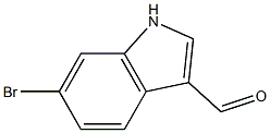 6-溴-3-吲哚甲醛 结构式