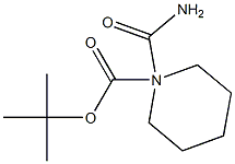 1-BOC-哌啶甲酰胺 结构式