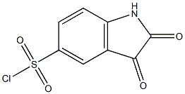 2,3-二氢-2,3-二氧代-1H-吲哚5-磺酰氯 结构式