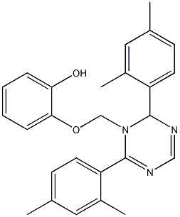 2-[4,6-二(2,4-二甲苯基)-S-三嗪]-5-甲氧基苯酚 结构式
