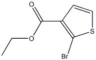 2-溴噻吩-3-甲酸乙酯 结构式