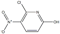 2-羟基-5-硝基-6-氯吡啶 结构式