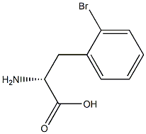 2-溴-D-苯丙氨酸 结构式