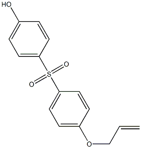 4-烯丙氧基-4'-羟基二苯砜 结构式