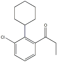 丙酰环己基氯苯 结构式