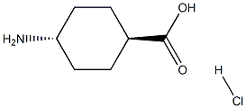 反式-4-氨基环己羧酸盐酸盐 结构式