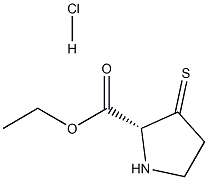 硫代脯氨酸乙酯盐酸盐 结构式