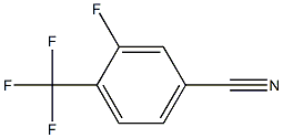 4-氰基-2-氟三氟甲苯 结构式