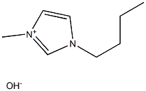 氢氧化1-丁基-3-甲基咪唑 结构式