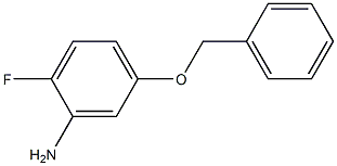 2-fluoro-5-benzyloxyaniline 结构式