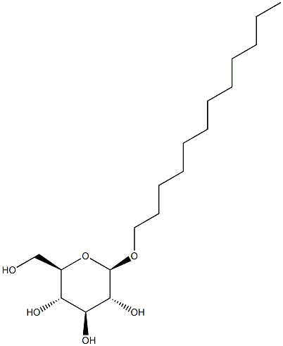 十二烷基-Β-D-硫代葡萄糖苷 结构式