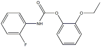 2-ETHOXYPHENYL N-(2-FLUOROPHENYL)CARBAMATE 结构式