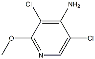 3,5-Dichloro-2-methoxy-pyridin-4-ylamine 结构式