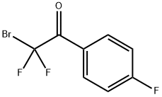 2-Bromo-2,2-difluoro-1-(4-fluorophenyl)ethanone 结构式