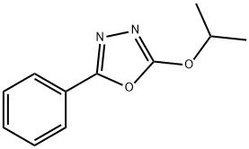 2-Isopropoxy-5-phenyl-1,3,4-oxadiazole 结构式