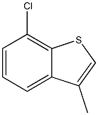 3-甲基-7-氯苯并噻吩 结构式
