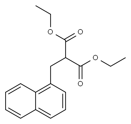 Diethyl (1-Naphthylmethyl)malonate 结构式