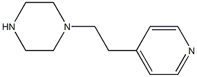 1-(2-吡啶-4-基乙基)哌嗪 结构式