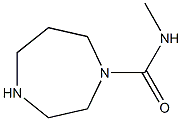 N-Methyl-1,4-diazepane-1-carboxamide 结构式