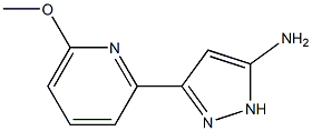 3-(6-methoxypyridin-2-yl)-1H-pyrazol-5-amine 结构式