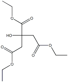 柠檬酸正三乙酯 结构式